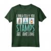 I Phila tell you Francobolli sono impressionanti Stamp Collector Maglietta - Abbigliamento Tema Filatelia per Collezionisti di Francobolli