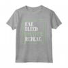 Eat Sleep Collect Repeat - Maglietta Raccoglitore di Francobolli - Ideale per Collezionisti - Acquista Abbigliamento Filatelico Online