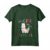 Donna Just A Girl Who Loves Alpacas - Camicia Regalo Alpaca con Collo a V - Ideale per Natale o Compleanno
