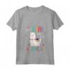 Donna Just A Girl Who Loves Alpacas - Camicia Regalo Alpaca con Collo a V - Ideale per Natale o Compleanno