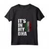 Donna Regalo Italia It's In My DNA Italian Pride Italia Maglietta con Collo a V - Ideale per gli Amanti dell'Italia e Regalo di Compleanno o Natale