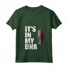 Donna Regalo Italia It's In My DNA Italian Pride Italia Maglietta con Collo a V - Ideale per gli Amanti dell'Italia e Regalo di Compleanno o Natale