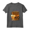 Donna Saluti e Birre ai 40 Anni - Maglietta di Compleanno con Collo a V - Regalo Divertente Cheers and Beers to 40 Years