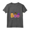 Donna Boo Halloween Costume Maglietta con Stampe Spiders, Ghosts, Pumpkin & Witch Hat - Ideale per la Notte di Halloween