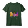 Donna Boo Halloween Costume Maglietta con Stampe Spiders, Ghosts, Pumpkin & Witch Hat - Ideale per la Notte di Halloween