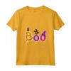Donna Boo Halloween Costume Maglietta con Stampe Spiders, Ghosts, Pumpkin & Witch Hat - Ideale per la Notte di Halloween