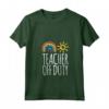 Donna Divertente OFF DUTY TEACHER Shirt - Maglietta Last Day of School per le Vacanze Estive - Ideale per Insegnanti e Studenti