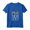 Donna Divertente OFF DUTY TEACHER Shirt - Maglietta Last Day of School per le Vacanze Estive - Ideale per Insegnanti e Studenti