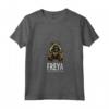 Donna Medieval Viking Paganism - Goddess Freya - Norse Mythology Maglietta con Collo a V - Women's Shieldmaiden T-shirt for Viking Adventures