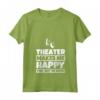 Donna HapTiger - Divertente Maglietta con Collo a V per Bambini Amanti del Teatro - Regalo Unico e Divertente