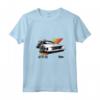 HapTiger 35th Retro Stripe DeLorean Maglietta con Collo a V - Official Apparel 20NVBF00032A-001 - Retro Style with a Modern Twist