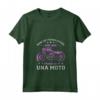 Donna Motociclista - Maglietta con Collo a V per Donne Motocicliste - Regalo Divertente per Amanti del Motociclismo
