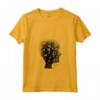HapTiger Tree of Half Life - Maglietta con Collo a V - Design Unico albero della Vita - Leggera e Taglio Classico