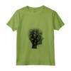 HapTiger Tree of Half Life - Maglietta con Collo a V - Design Unico albero della Vita - Leggera e Taglio Classico