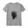 HapTiger Tree of Half Life - Maglietta con Collo a V - Design Unico albero della Vita - Leggera e Taglio Classico