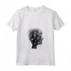 HapTiger Tree of Half Life - Maglietta con Collo a V - Design Unico albero della Vita - Leggera e Taglio Classico