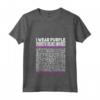 Donna Camicia di Sensibilizzazione sulla Violenza Domestica - Maglietta October Viola Uomini - Tolleranza Zero - Acquista Online per Sostenere la Lotta