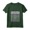 Donna Camicia di Sensibilizzazione sulla Violenza Domestica - Maglietta October Viola Uomini - Tolleranza Zero - Acquista Online per Sostenere la Lotta