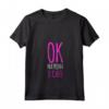 Donna Ok Ma Prima Il Caffè - T-Shirt Divertenti Caffè con Collo a V - Ideale Regalo per Amanti del Caffè (Marca HapTiger)