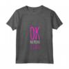 Donna Ok Ma Prima Il Caffè - T-Shirt Divertenti Caffè con Collo a V - Ideale Regalo per Amanti del Caffè (Marca HapTiger)