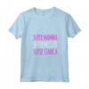 Donna Super Mamma Moglie Stanca - Maglietta Divertente con Scritte Ironiche - Regalo per Festa della Mamma o Compleanno - Marca HapTiger