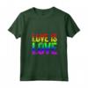 Donna Maglietta Love Is Love con Collo a V - Regalo Pride Compleanno Natale - Accessori Festa dell'Orgoglio