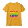 Donna Maglietta Love Is Love con Collo a V - Regalo Pride Compleanno Natale - Accessori Festa dell'Orgoglio