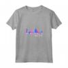 Donna New York Skyline Vacation Group Trip Travel America Maglietta con Collo a V - Souvenir Leggero per Viaggi di Gruppo