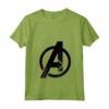 HapTiger Avengers 3D Color Pop Logo Maglietta con Collo a V - Apparel con Licenza Ufficiale Marvel - Unisciti agli Avengers