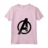 HapTiger Avengers 3D Color Pop Logo Maglietta con Collo a V - Apparel con Licenza Ufficiale Marvel - Unisciti agli Avengers