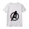 HapTiger Avengers 3D Color Pop Logo Maglietta con Collo a V - Apparel con Licenza Ufficiale Marvel - Unisciti agli Avengers