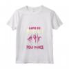 Donna Life Is Better When You Pole Dance - Funny Dancer & Workout Maglietta con Collo a V - Ideal Birthday, Christmas or Mother's Day Gift