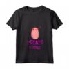 Donna Divertente Squadra di Patate Cartoon - Maglietta con Collo a V - Ideale come Regalo Divertente