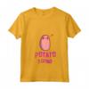 Donna Divertente Squadra di Patate Cartoon - Maglietta con Collo a V - Ideale come Regalo Divertente