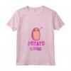 Donna Divertente Squadra di Patate Cartoon - Maglietta con Collo a V - Ideale come Regalo Divertente