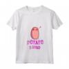 Donna Divertente Squadra di Patate Cartoon - Maglietta con Collo a V - Ideale come Regalo Divertente