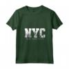 Donna NYC New York City Vintage USA America Maglietta con Collo a V - Souvenir Skyline Tee per Amanti dei Viaggi