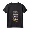 Donna Regali Cuba - Divertente Maglietta Cubana dicendo Cuba con Collo a V - Viva Cuba!