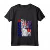 Donna NYC T-shirt New York City - Statue della Libertà - I Love New York - Maglietta con Collo a V