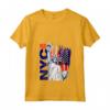 Donna NYC T-shirt New York City - Statue della Libertà - I Love New York - Maglietta con Collo a V