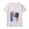 Donna NYC T-shirt New York City - Statue della Libertà - I Love New York - Maglietta con Collo a V