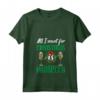 Donna Funny All I Want For Christmas Is Prosecco Spumante Wine Maglietta con Collo a V - Design Festoso per le Vacanze Natalizie