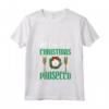 Donna Funny All I Want For Christmas Is Prosecco Spumante Wine Maglietta con Collo a V - Design Festoso per le Vacanze Natalizie
