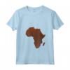Donna Africa DNA Thumbprint Flag - Africa Pride Design for African - Maglietta con Collo a V - Gift Idea for Africans and African American