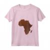 Donna Africa DNA Thumbprint Flag - Africa Pride Design for African - Maglietta con Collo a V - Gift Idea for Africans and African American
