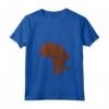 Donna Africa DNA Thumbprint Flag - Africa Pride Design for African - Maglietta con Collo a V - Gift Idea for Africans and African American