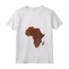 Donna Africa DNA Thumbprint Flag - Africa Pride Design for African - Maglietta con Collo a V - Gift Idea for Africans and African American