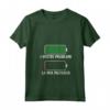 Donna Pazienza 1% Divertenti Frasi Maglia - Regali Simpatiche Maglietta con Collo a V - Ideale per Compleanno o Natale