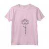 Donna Lotus Yoga Namaste Kundalini Sat Nam Wahe Guru - Maglietta Zen con Collo a V per Meditazione e Yoga - Ideale per Festival e Tempo Libero