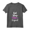 Eat Sleep Dance Repeat - Maglietta con Collo a V per Ballerini Divertenti - Ideale per Insegnanti di Danza